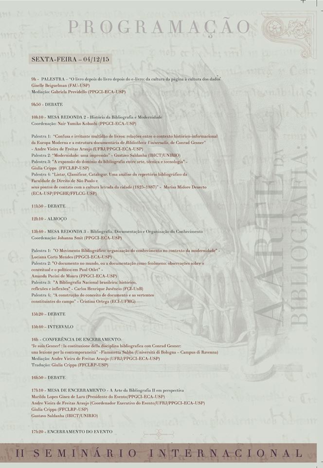 II Seminário Internacional A Arte da Bibliografia 4