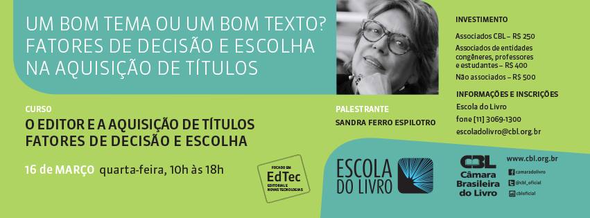 O editor e a aquisição de títulos