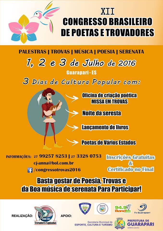 XII Congresso Brasileiro de Poetas e Trovadores