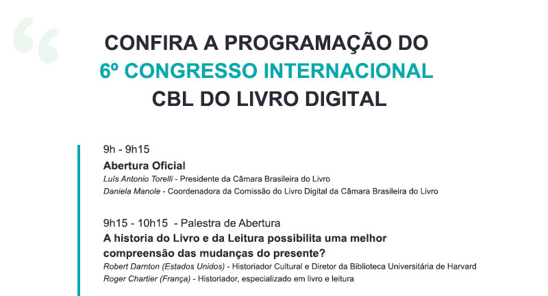 6º Congresso Internacional CBL do Livro Digital