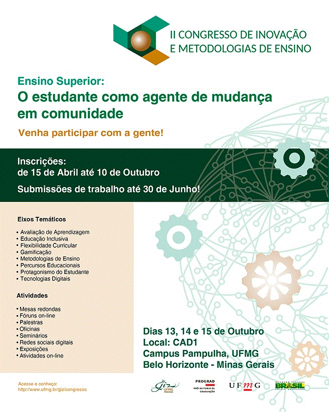 Congresso de Inovação e Metodologias de Ensino