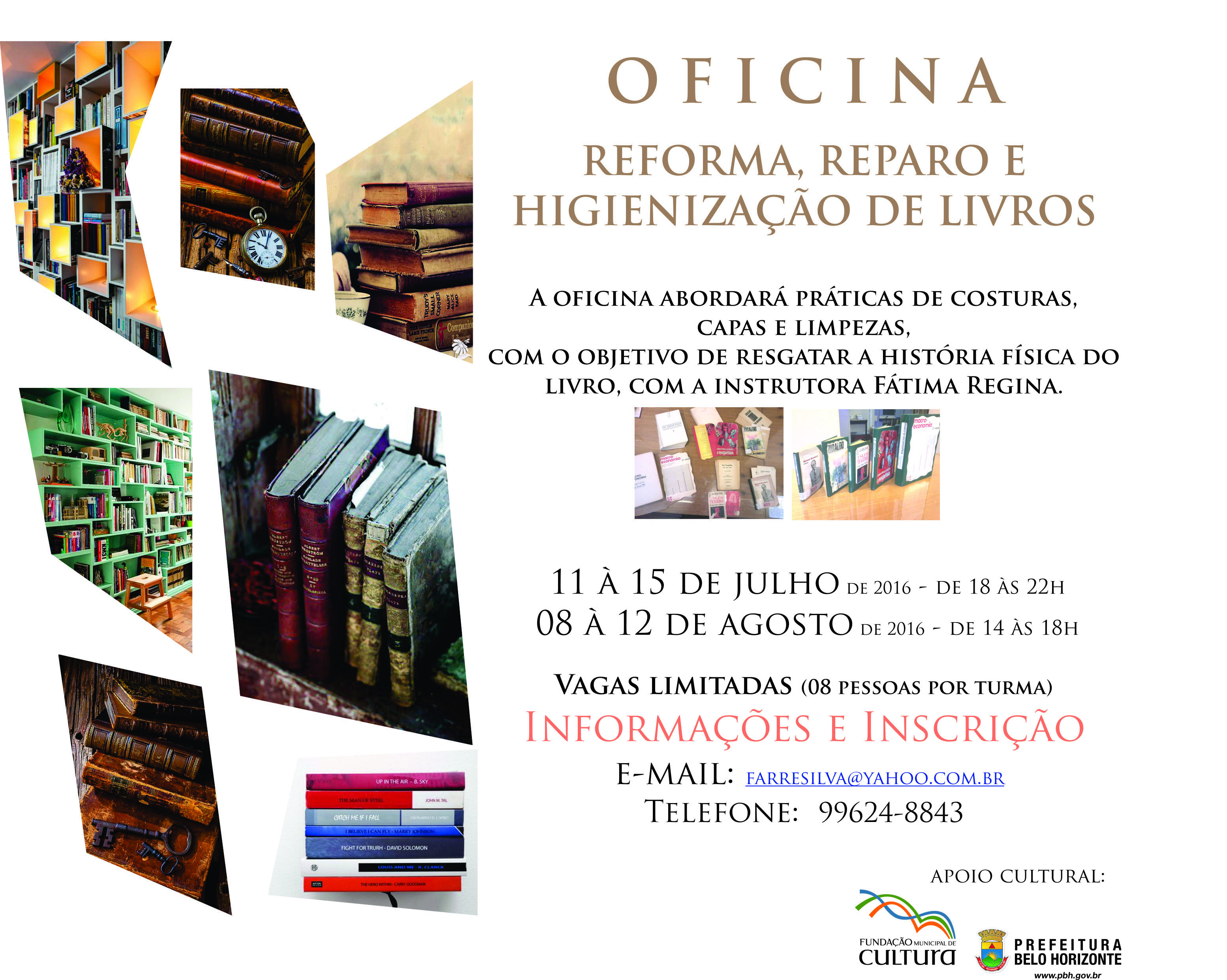 Oficina de Reforma, Reparo e Higienização de Livros