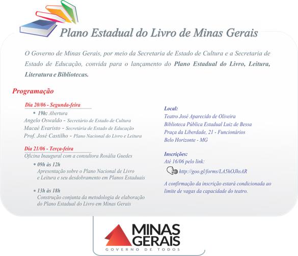 Plano Estadual do Livro de Minas Gerais