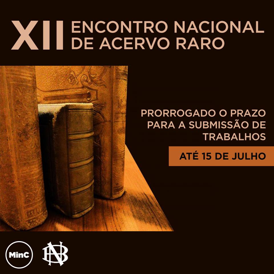 XII ENAR Encontro Nacional de Acervo Raro