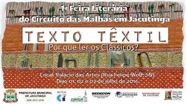 1ª Feira Literária do Circuito das Malhas de Jacutinga