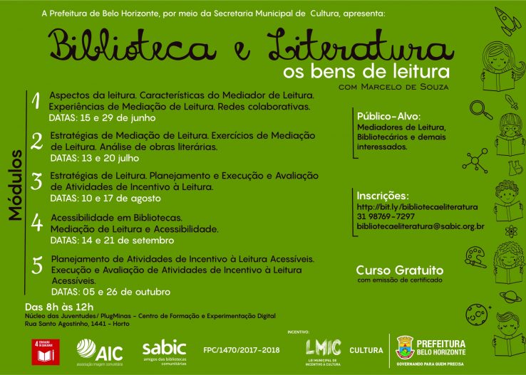 Cartaz_Curso Mediação Leitura