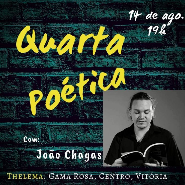 Quarta poetica escritor Joao Chagas