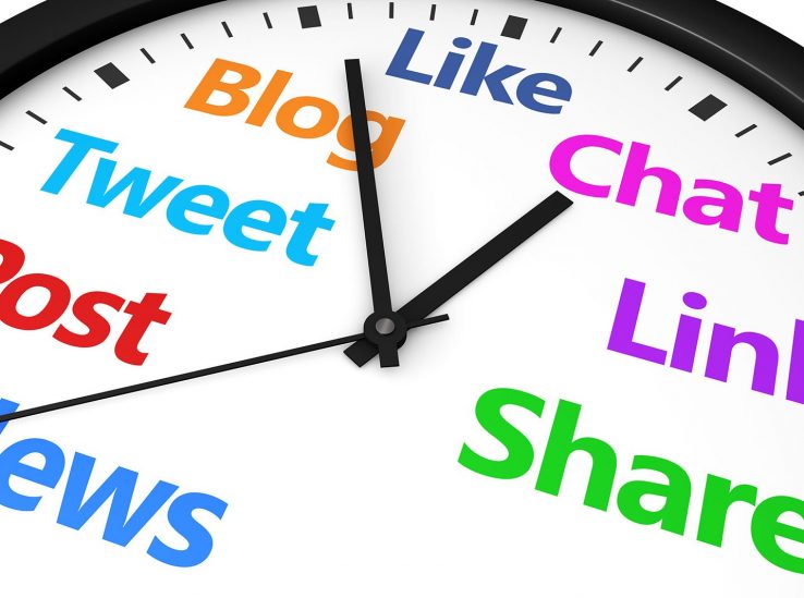 Social Media Networking Time