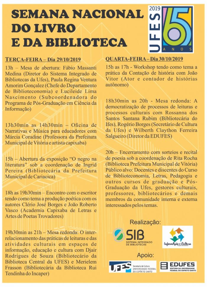 Semana Nacional do Livro - CRB-6