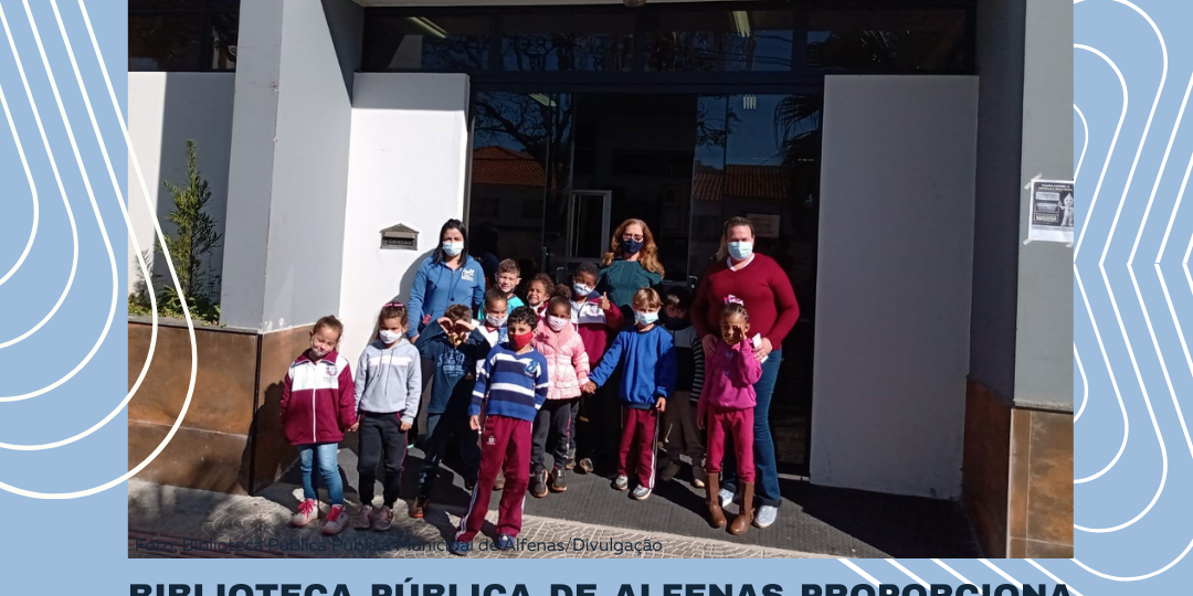 Biblioteca Pública de Alfenas proporciona visita guiada para estudantes