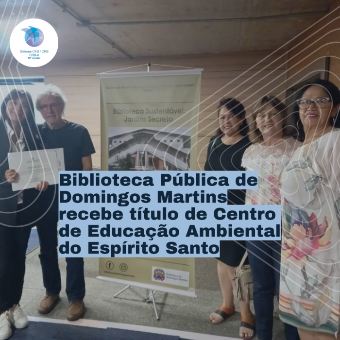 Biblioteca pública de Domingos Martins recebe título de Centro de Educação Ambiental do Espírito Santo