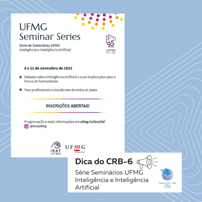 Série Seminários UFMG Inteligência e Inteligência Artificial.