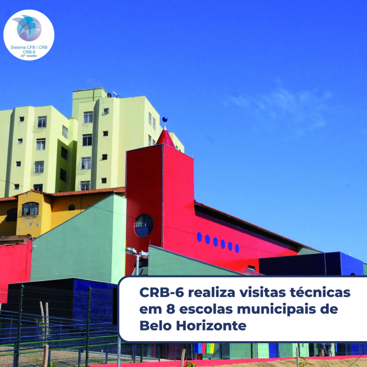 CRB-6 realiza visitas técnicas em 8 escolas municipais de Belo Horizonte(2)
